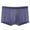 Grey, variant on Men Boxers Elastic Mid Waist Solid Color Ice Silk Mesh Seamless Soft Breathable U Convex Quick Dry Moisture-wicking Firm Stitching Men Underpants Underwear