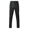 thumbnail image 3 of Edvintorg Men's Fashion Stretch Dress Pants Slim Fit Striped Printed Skinny Long Pants Casual Business Golf Dress Pants, 3 of 6