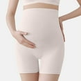 thumbnail image 2 of MEZZALL Solid Color Maternity Pregnant Women's Shorts Pregnancy Belly Support High Waist Shorts Versatile Trousers, 2 of 7