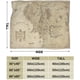 thumbnail image 4 of MiddleEarth Map Flannel Blanket Bedding Fleece Blanket Soft Thow Blankets Air Conditioning Blanket For Sofa Couch Living Room, 4 of 5