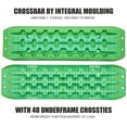 thumbnail image 2 of IKURAM Recovery Boards Traction Tracks Mat, 2 Pcs Traction Boards Offroad with Bag for 4X4 Jeep Off-Road Mud, Sand, Snow Traction Ladder, Track Tire Ladder, Tire Traction Tool (Green), 2 of 7