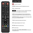thumbnail image 3 of Replacement Samsung AK59-00149A Remote Control for Samsung DVD BD Blu-Ray Disc Player sub BDF5100/ZA BD-ES5300 BD-FM51 BD-FM57C BD-H5100 BD-H5900 BD-HM51 BD-HM59 BD-J5100 BD-J5700 BD-J5900, 3 of 5