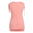 thumbnail image 2 of Tank Top Talla Extra con Escote Cruzado de Ojo de Cerradura Rosegal  Camisetas sin mangas de talla grande, 2 of 5