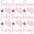 thumbnail image 1 of Baby Footprint Confetti Party Decoration For Baby Showers And Birthdays In Pink Color With Festive Atmosphere Enhancement 1 Set, 1 of 4