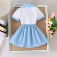 thumbnail image 6 of Toddler Baby Girl Summer Clothes Short Sleeve Polo Shirt and Mini Skirt 2Pcs Hole In One Golf Outfit Toddler Girl Golf Outfit Tops and Mini Skirt 2Pcs Set, 6 of 9