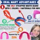 thumbnail image 2 of Protector Bucal Oral Mart Juvenil con Correa Naranja/Azul, 2 of 8