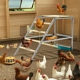 thumbnail image 6 of Studyset Roosting Bars for Chickens in Coop, Chicken Roosting Perch, Metal Frame Chicken Roosting Bars, Easy to Assemble & Clean, Chicken Ladder for Coop, Backyard, Farm, 6 of 7