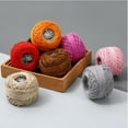 thumbnail image 6 of XiYing 10, 12, 16 Color Artificial Silk Embroidery Thread Set, Lace & Cross Stitch Thread, Hand Sewing, Crafting Supplies, 16 Spools, 6 of 9