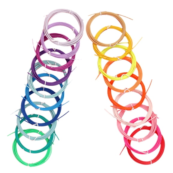 CTIRCHIU Reusable Pcl Filament Refills for 3D Printer Pen with Vibrant Color Range