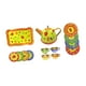 thumbnail image 2 of Juego de té pequeño para niña, juego de té de la tarde, juego de rol, juego de simulación educativo Amarillo, 2 of 9