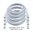 Sensethe 4pcs LED Tube Connector Double Male Extension Cord for