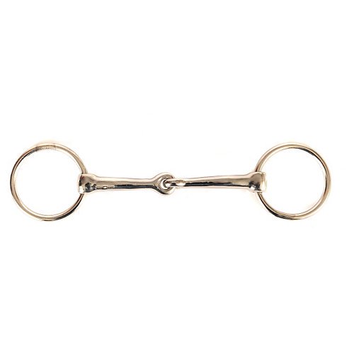 Western NP Snaffle O-Ring Bit 4.5In