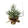 thumbnail image 6 of 12-inch Imitation Christmas Tree, Mini Desktop Holiday Decor with Red Berries, Pine Cones, Burlap Base for Home or Office,Vsgery, 6 of 8