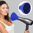 thumbnail image 2 of Collapsible Silicone Hair Dryer Diffuser - Heat-Resistant, Frizz-Reducing & Portable - Universal Attachment for Travel/Hair Styling, 2 of 3