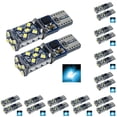 thumbnail image 1 of Speravity 2 uds luz de estacionamiento de coche 6000-6500k T10 bombilla de lectura de coche 5W LED lámpara de matrícula, bombillas blancas Type1 NO1, 1 of 6