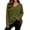 a01Army Green, variant on Yyeselk Women's Plus Size (S-5XL) Waffle Long Sleeve Tops Loose Fit V Neck Tunic Knit Shirts Casual Fall Basic Sweaters Gray S