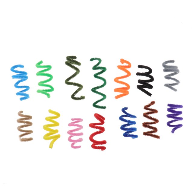 100pcs Pet Assorted Color Colorful Cat Wool Spring Playtings Toy DIY Supplies