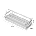 thumbnail image 3 of Foqnuq Sink Caddy, Kitchen Sink Organizer Rack, Dishcloth Holder, Sponge Storage, Rustproof Metal, Drip Tray for Clean and Tidy Kitchen, 3 of 9