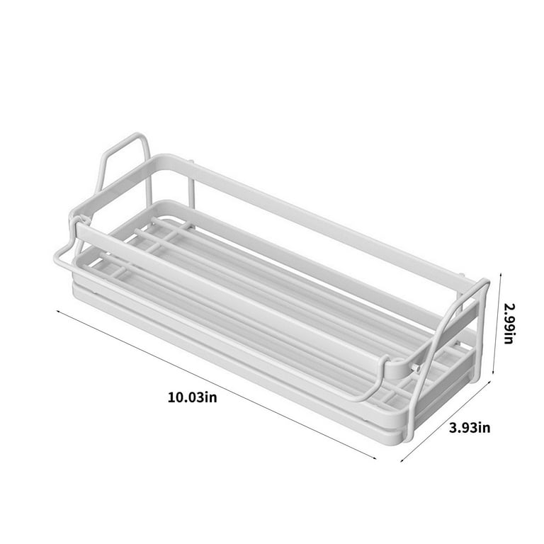 3-in-1 Sponge Holder for Kitchen Sink, Movable Brush Holder Dish
