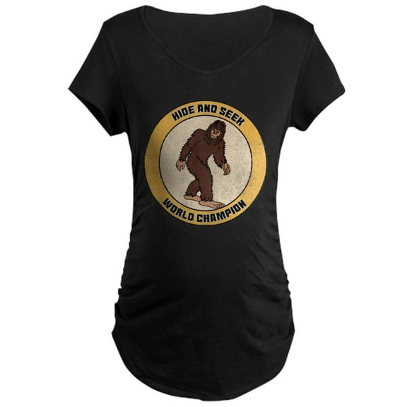 CafePress - Hide And Seek World Champio Maternity Dark T Shirt - Maternity Dark T-Shirt