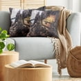 thumbnail image 5 of Ambesonne Fantasy Throw Pillow Cover 2 Pack, Treasure Chest in Cave, 20", Charcoal Grey Amber, 5 of 7