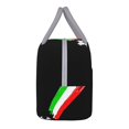 thumbnail image 5 of Lunch Bag Italian Flag And Football Reusable Insulated Lunch Tote Cooler Box for Women Men Light Grey, 5 of 7