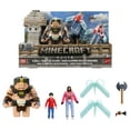 thumbnail image 1 of Minecraft Coffret figurines Une échappée bien pensée, 3fig./4acc., 1 of 6