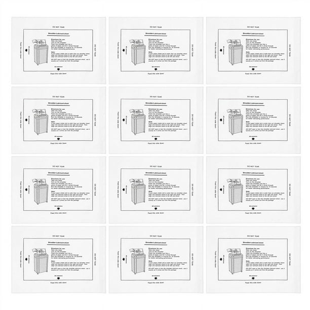 shredder lubricant sheets walmart Shredder Lubricant Sheets, 5.5