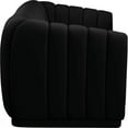 thumbnail image 4 of Meridian Furniture Dixie Black Velvet Sofa, 4 of 9
