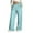 Light Blue, variant on Yufatyle Wide Leg Sweatpants Women Solid Color Drawstring Elastic Waisted Loose Fit Pants Trousers S