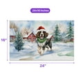 thumbnail image 5 of Hello Winter English Springer Spaniel Frosty Morning Welcome Snowy Christmas Doormat Springers Dog Lover Gifts Indoor Outdoor Welcome Mat - 02018, 5 of 5