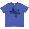 thumbnail image 3 of Inktastic Texas Word Salad State Outline Youth T-Shirt, 3 of 5