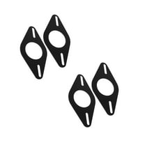 Masteelf 4 pcs  Universal Car Speaker Mounting Plate Plastic Tweeter Adapter Ring for Door Speakers Sound Enhancement Accessories