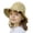 Light Yellow, variant on Kids UPF50 Sun Hat With Neck Flap Adjustable Chin Strap Fisherman Cap for 1-4 Years Toddler Beach Outdoor