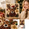 thumbnail image 2 of Vostella Christmas Pearl Diamond Painting DIY Art Kit , Complete 5D Christmas Pearl Bead Art Craft forHome Wall Table Display, Festive Diamond Painting Kit for Holiday Party Decoration Gift, 2 of 3
