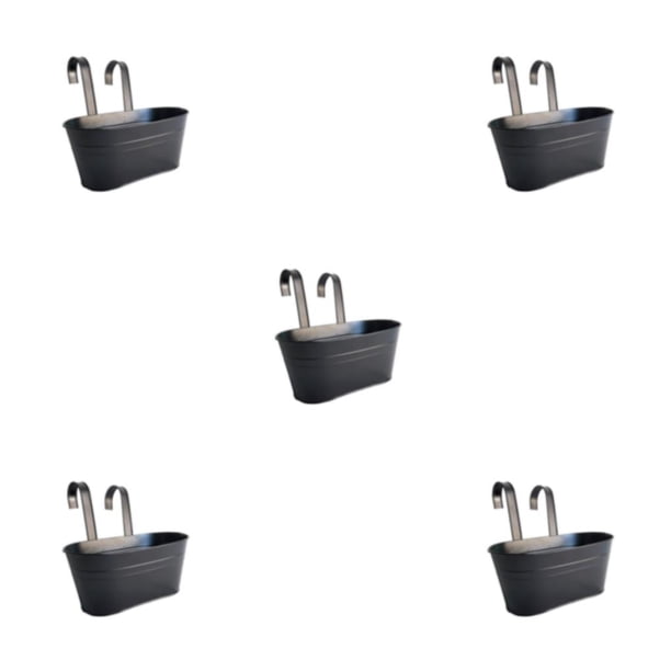 Naiovety Maceta colgante universal: adecuada para cualquier tipo de planta para espacios pequeños Macetas colgantes negro 28 * 13 * 12 * 22.5 * Type2 NO2