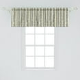 thumbnail image 2 of Ambesonne Birch Window Valance, Trees Nature Boho Composition, 54" X 18", Pale Yellow and Warm Taupe, 2 of 3