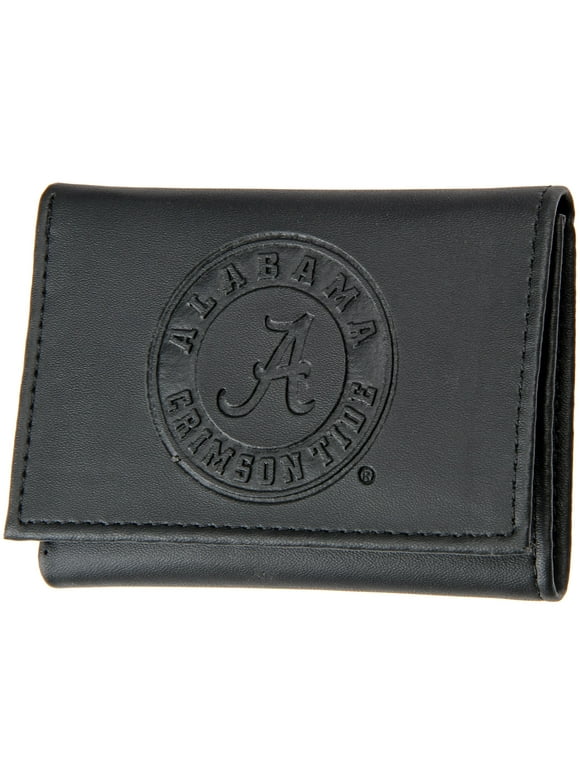 Men's Black Alabama Crimson Tide Hybrid Tri-Fold Wallet