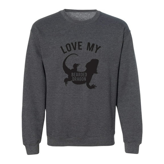 LOVE MY BEARDED DRAGON Crewneck Sweatshirt