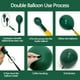 thumbnail image 5 of Kit de guirnaldas con globos Partycus, color verde esmeralda, relleno doble, 5 of 9