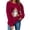 Red-6, variant on SETOOFF Halloween Ghost Rhinestone Crew Neck Pullover Sweatshirt for Women, Loose Fit Long Sleeve Shirts Lightweight Tunic Blouses Holiday Costume Tops for Daily Casual Work Fashion