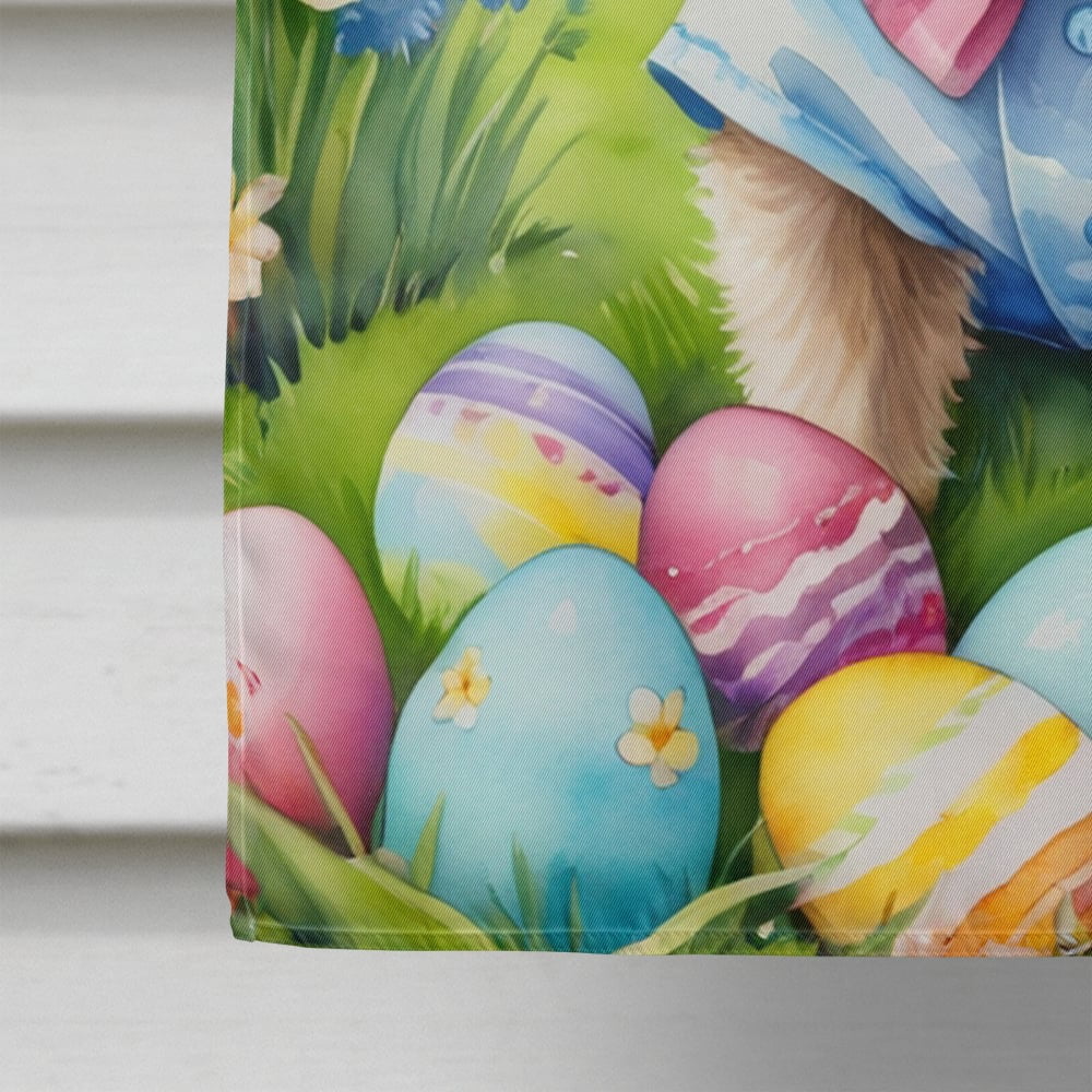 Cairn Terrier Easter Egg Hunt House Flag 28 in x 40 in