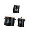 thumbnail image 4 of WeiLaiKeQi 3 Pieces Potato Onion Garlic Canister with Aerating Holes for Pantry Picnics Black, 4 of 9