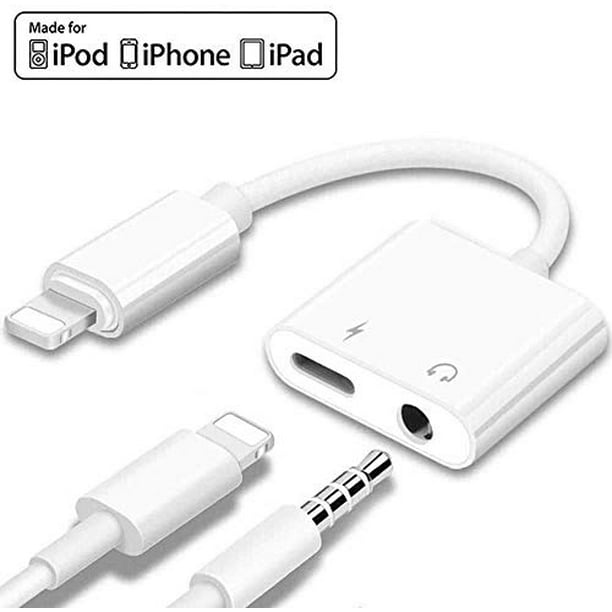 [Apple MFi Certified] Headphone Adapter & Splitter for iPhone, 2 in 1