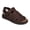 Dark Brown, variant on Mens Sorrento Sling Back Buckle Sandal
