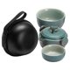 thumbnail image 2 of 1 juego de té de cerámica con tetera y tazas para adultos, perfecto para viajes y para la experiencia del té chino, ideal para fiestas de té, 2 of 8