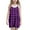 Purple, variant on AUNVITO Girls Backless Sleeveless Strappy Plaid Dress with Pockets