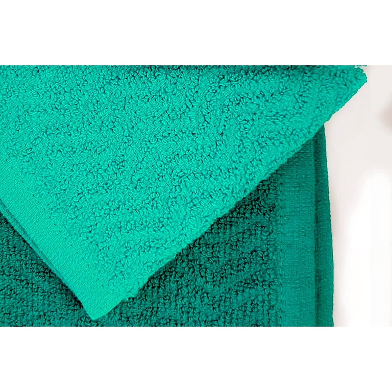 GetUSCart- Zeppoli Kitchen Towels 12 Pack - 100% Soft Cotton - Dish Towels  for Kitchen - Hand Towels for Kitchen 15 x 25 - Dobby Weave - Aqua Dish  Towels for Drying Dishes - Super Absorbent Cleaning Cloths