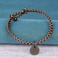 thumbnail image 2 of Punk Rock de cuero Wrap Brazalete novio marrón Sunnimix Brazalete trenzado vintage, 2 of 7