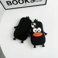 thumbnail image 3 of Kawaii Phone Cases Apply to iPhone 11,Cute Cartoon Black Sausage Mouth Duck Phone Case 3D iPhone 11 Case Soft Silicone Shockproof Protective Cover for Women Girls, 3 of 16